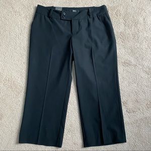 NEW Mossimo Target Black Cropped Capri Pants sz 6